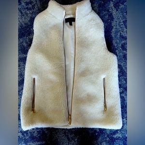 Never worn white vest from Jcrew, XS